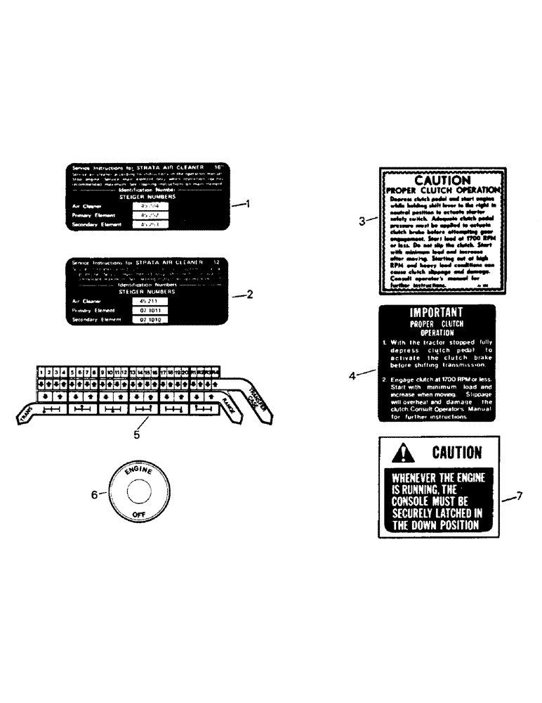 Схема запчастей Case IH PTA310 - (09-1) - CAB DECALS (13) - DECALS