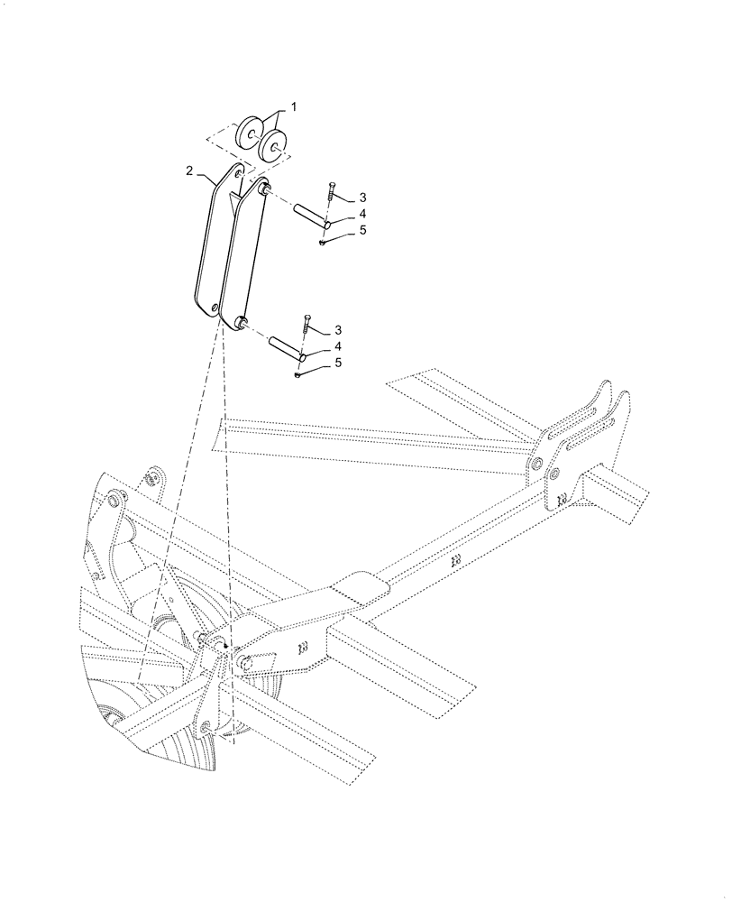 Схема запчастей Case IH TRUE-TANDEM 335VT - (75.200.AA[19]) - WING FOLD LINK (75) - SOIL PREPARATION