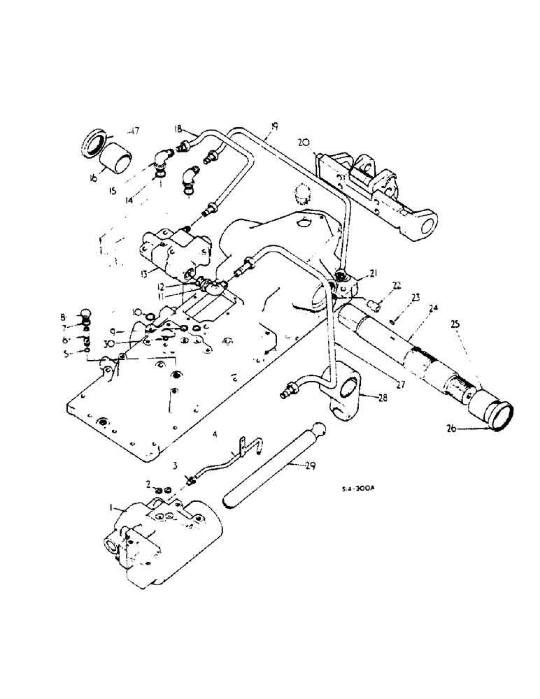 Схема запчастей Case IH 674 - (10-22) - DRAFT CONTROL (07) - HYDRAULICS