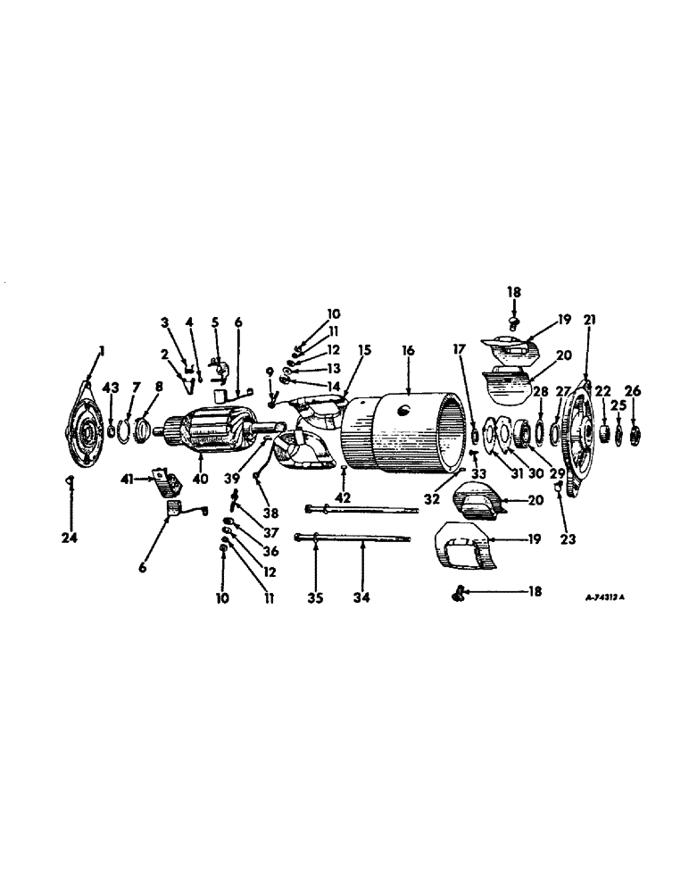 Схема запчастей Case IH INTERNATIONAL - (08-06) - ELECTRICAL, GENERATOR, DELCO-REMY (06) - ELECTRICAL