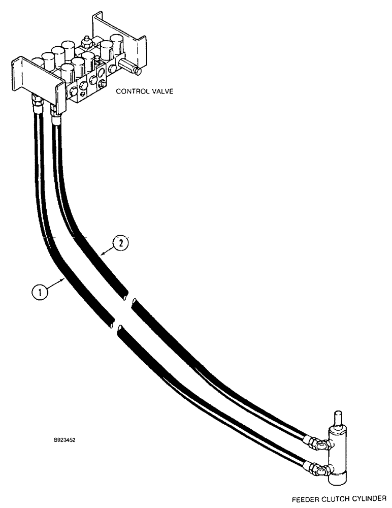 Схема запчастей Case IH 1644 - (1-26) - PICTORIAL INDEX, FEEDER CLUTCH SYSTEM (00) - PICTORIAL INDEX