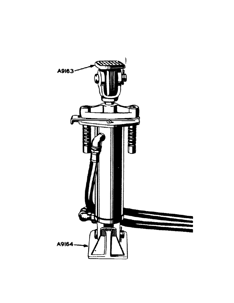 Схема запчастей Case IH 700 - (205) - JACK PAD AND BASE FOR PORTABLE HYDRAULIC CYLINDER (06) - POWER TRAIN