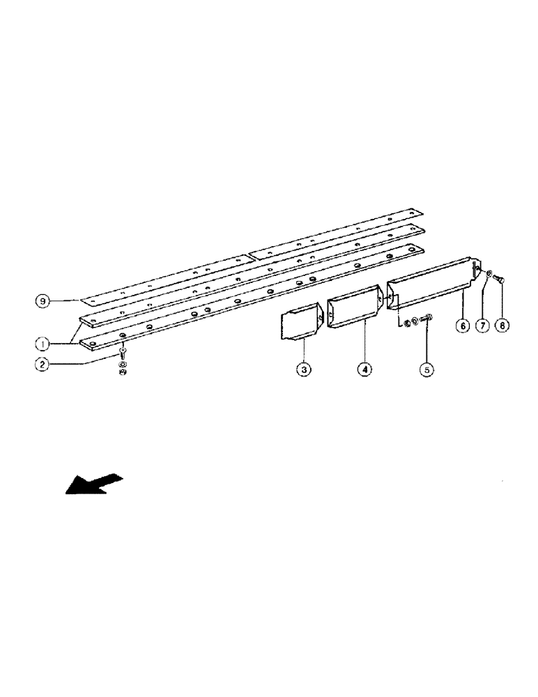 Схема запчастей Case IH 110 - (025) - RAM RUNNERS (13) - Baling Mechanism