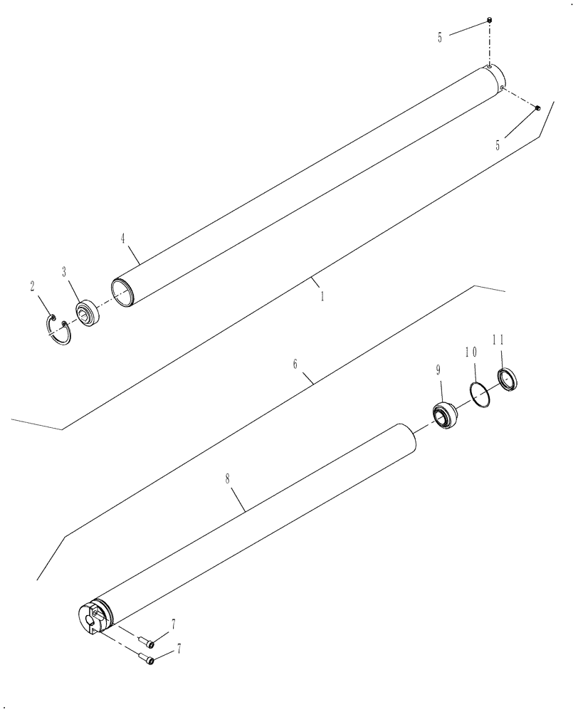 Схема запчастей Case IH DHX252 - (20.02.01[3.2]) - DRIVE ROLLER, VULCANIZED (12) - MAIN FRAME