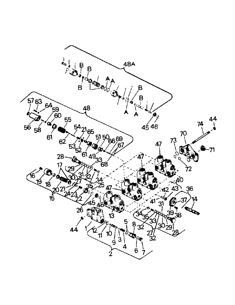 Схема запчастей Case IH ST250 - (08-16) - CONTROL VALVE (07) - HYDRAULICS