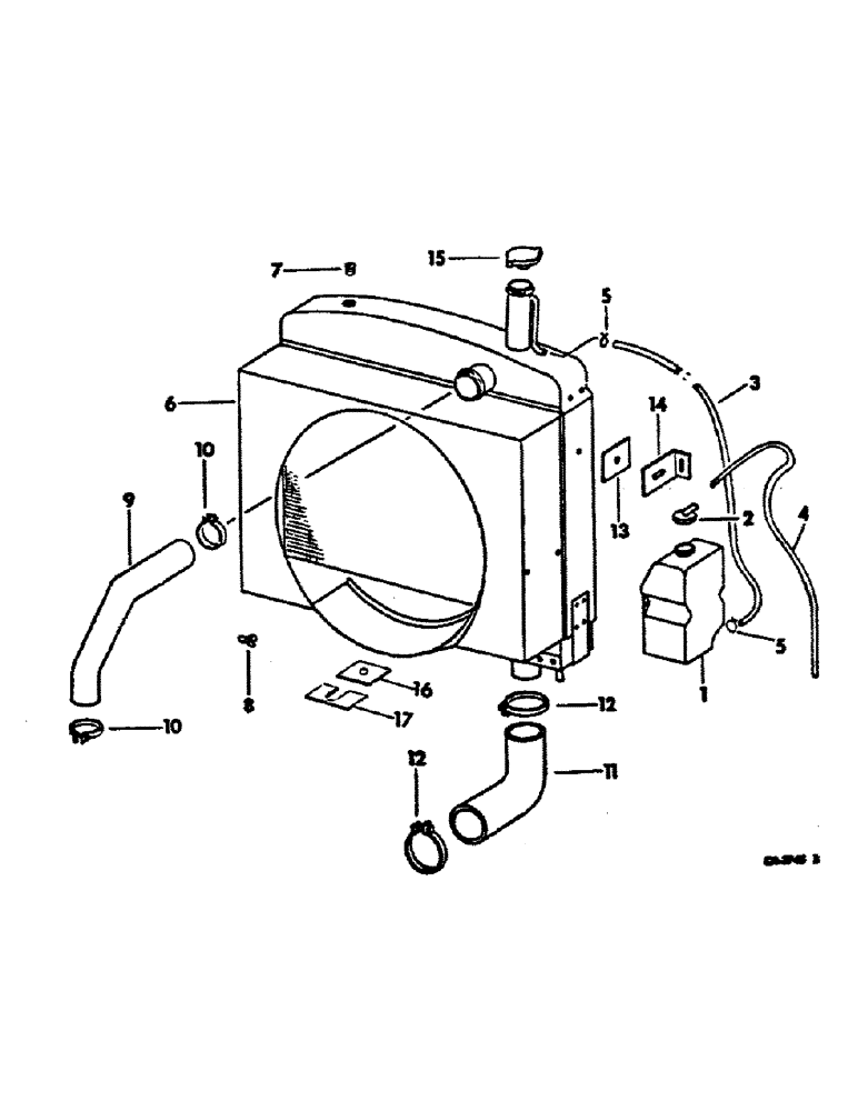 Схема запчастей Case IH 4366 - (06-01) - COOLING, RADIATOR AND CONNECTIONS, 4366 TRACTOR Cooling