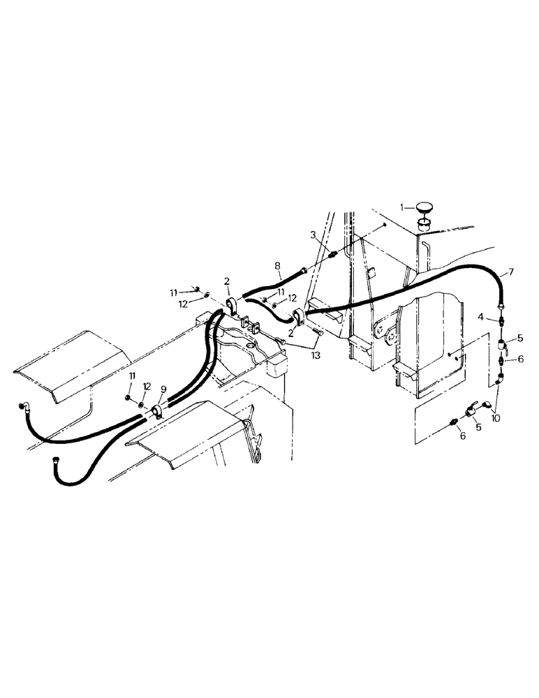 Схема запчастей Case IH STEIGER - (07-01) - FUEL SYSTEM, CUMMINS 855 ENGINE (02) - FUEL SYSTEM