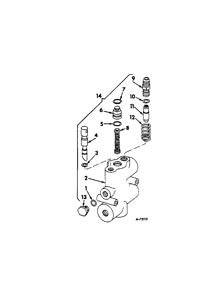 Схема запчастей Case IH 303 - (209[1]) - REEL DRIVE FLOW DIVIDER (58) - ATTACHMENTS/HEADERS