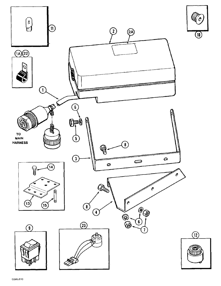 Схема запчастей Case IH 429WN - (F-25) - COMPLETING PARTS (58) - ATTACHMENTS/HEADERS