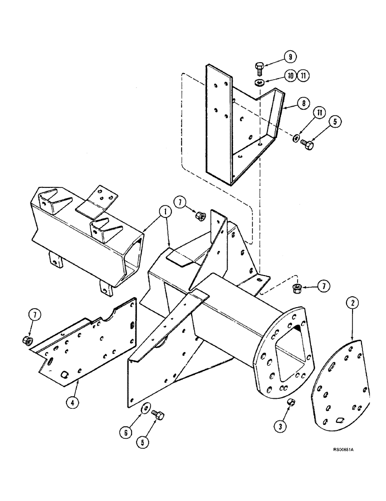 Схема запчастей Case IH 1680 - (6-72) - DRIVE AXLE (03) - POWER TRAIN