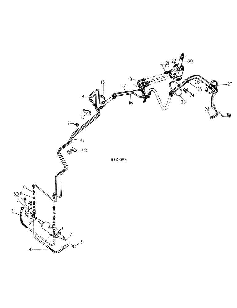 Схема запчастей Case IH 385 - (10-03) - HYDRAULICS, POWER STEERING (07) - HYDRAULICS