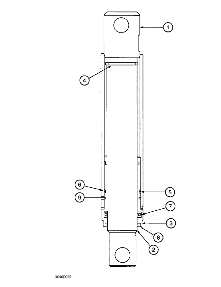 Схема запчастей Case IH 1400 - (8-06) - HYDRAULIC STABILIZER (07) - HYDRAULICS