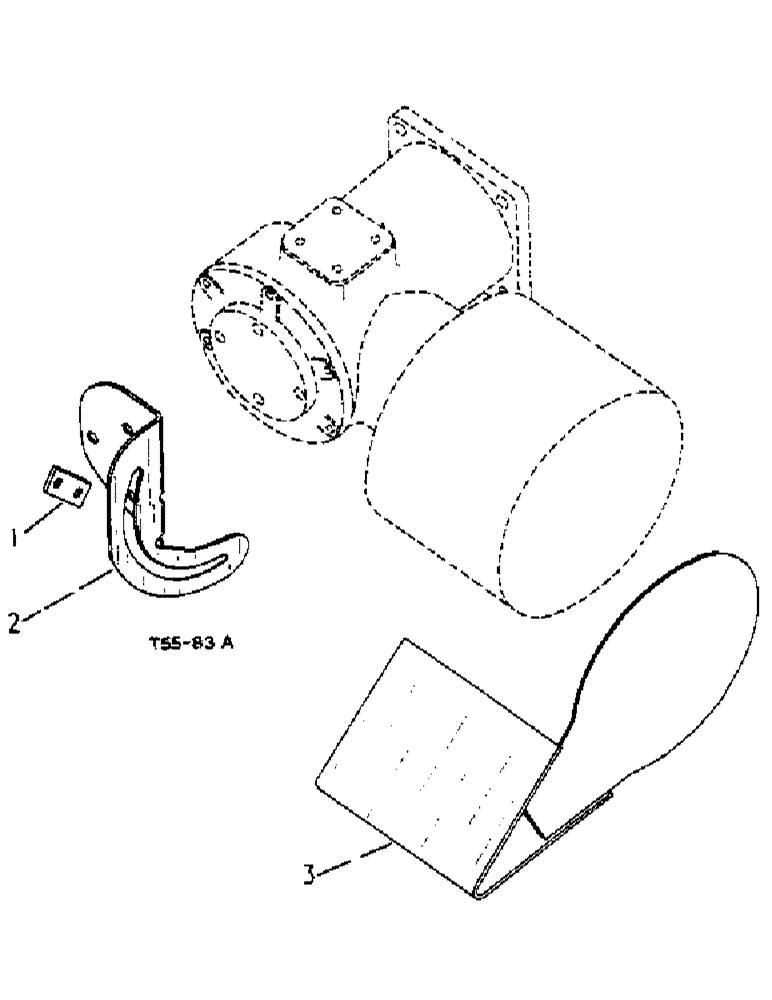 Схема запчастей Case IH 276 - (6-35) - BELT PULLEY SAFETY SHIELD, BELT PULLEY ATTACHMENT (09) - CHASSIS