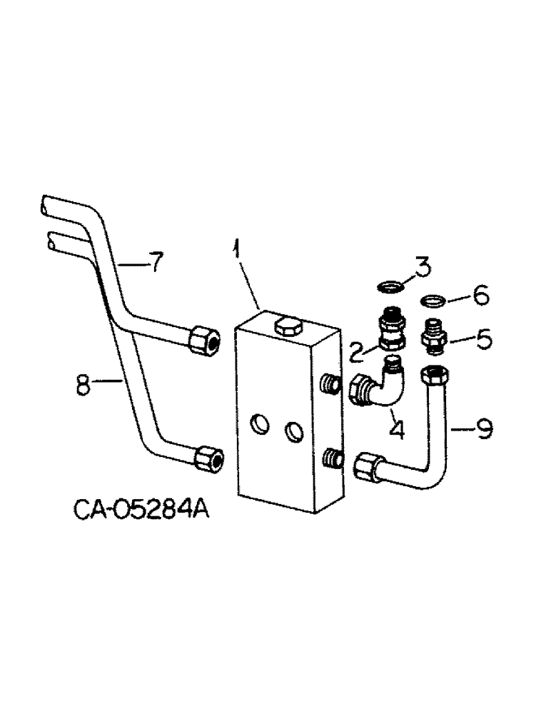 Схема запчастей Case IH 986 - (10-62) - HYDRAULIC, ALTERNATING CHECK VALVE CONNECTIONS (07) - HYDRAULICS