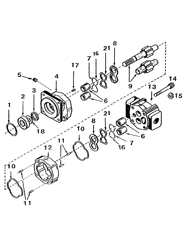 Схема запчастей Case IH 7000 - (B02-75) - HYDRAULIC MOTOR, M350A Hydraulic Components & Circuits