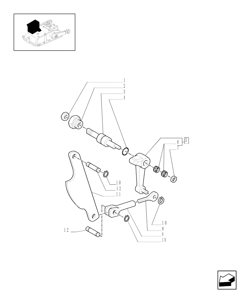 Схема запчастей Case IH JX1085C - (1.82.5[03]) - LIFT CONTROL (07) - HYDRAULIC SYSTEM