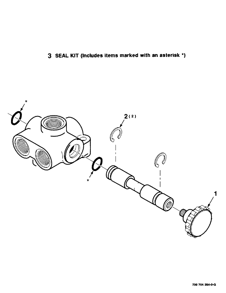 Схема запчастей Case IH 8465T - (8-32) - VALVE ASSEMBLY, SHUTOFF, TAILGATE, 700704264 SHUTOFF VALVE ASSEMBLY COMPLETE (07) - HYDRAULICS