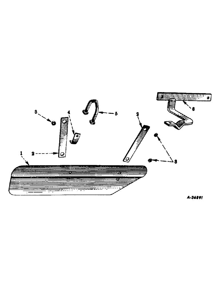 Схема запчастей Case IH AV-144 - (L-30) - CULTIVATOR SHIELD, FOR USE WITH SPRING TRIPS 