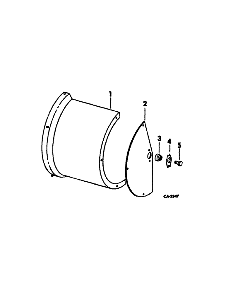 Схема запчастей Case IH 500 - (C-44) - AIR BAFFLE ATTACHMENT, REQUIRED ON HYDRAULIC BLOWER DRIVEN 16 ROW PLANTERS W/SOYBEAN DRUM 