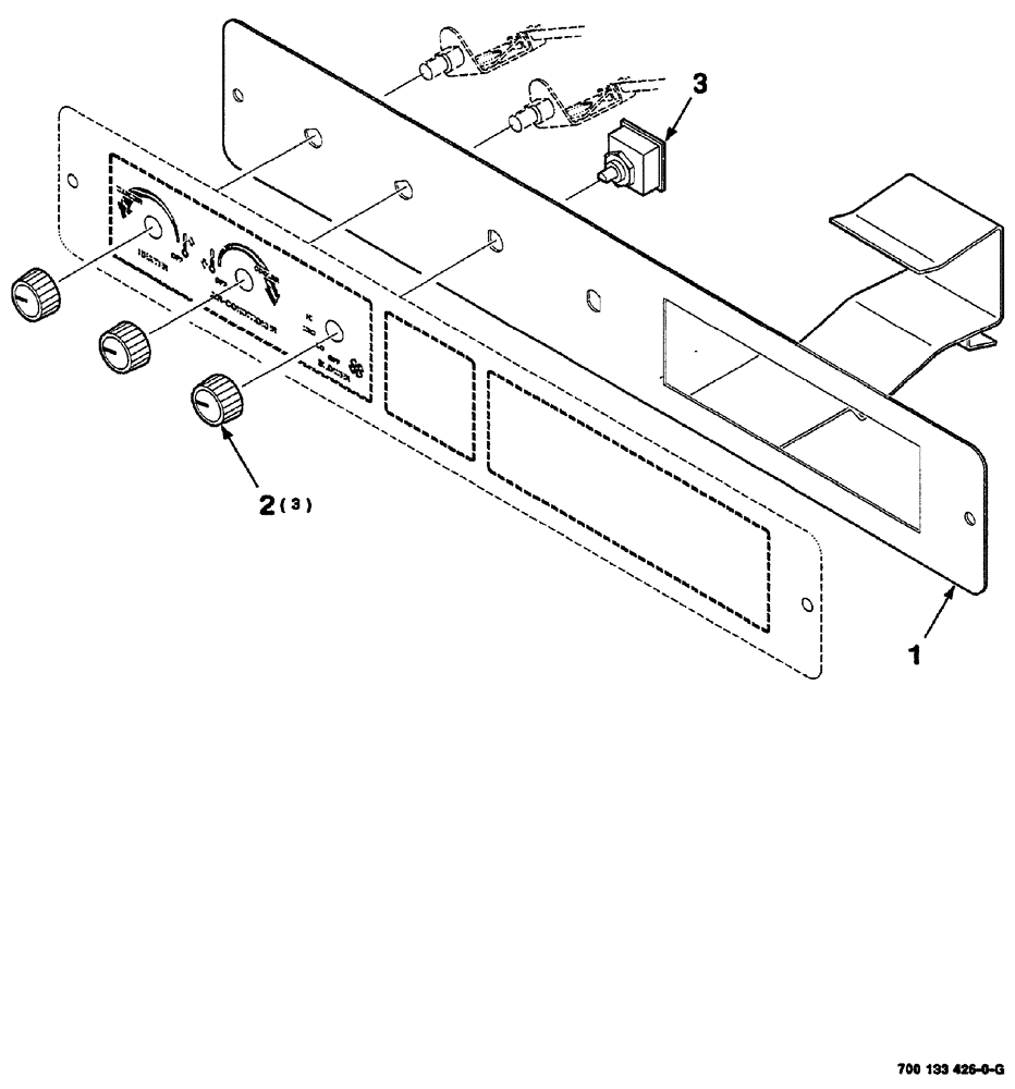 Схема запчастей Case IH 8870 - (04-20) - ELECTRICAL CONTROL PANEL ASSEMBLY (55) - ELECTRICAL SYSTEMS