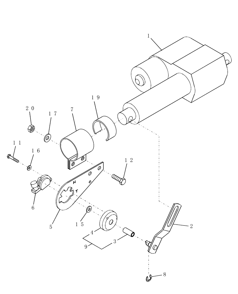 Схема запчастей Case IH RBX461 - (018[3]) - ELECTRIC TWINE WRAP, ACTUATOR (68) - TYING/WRAPPING