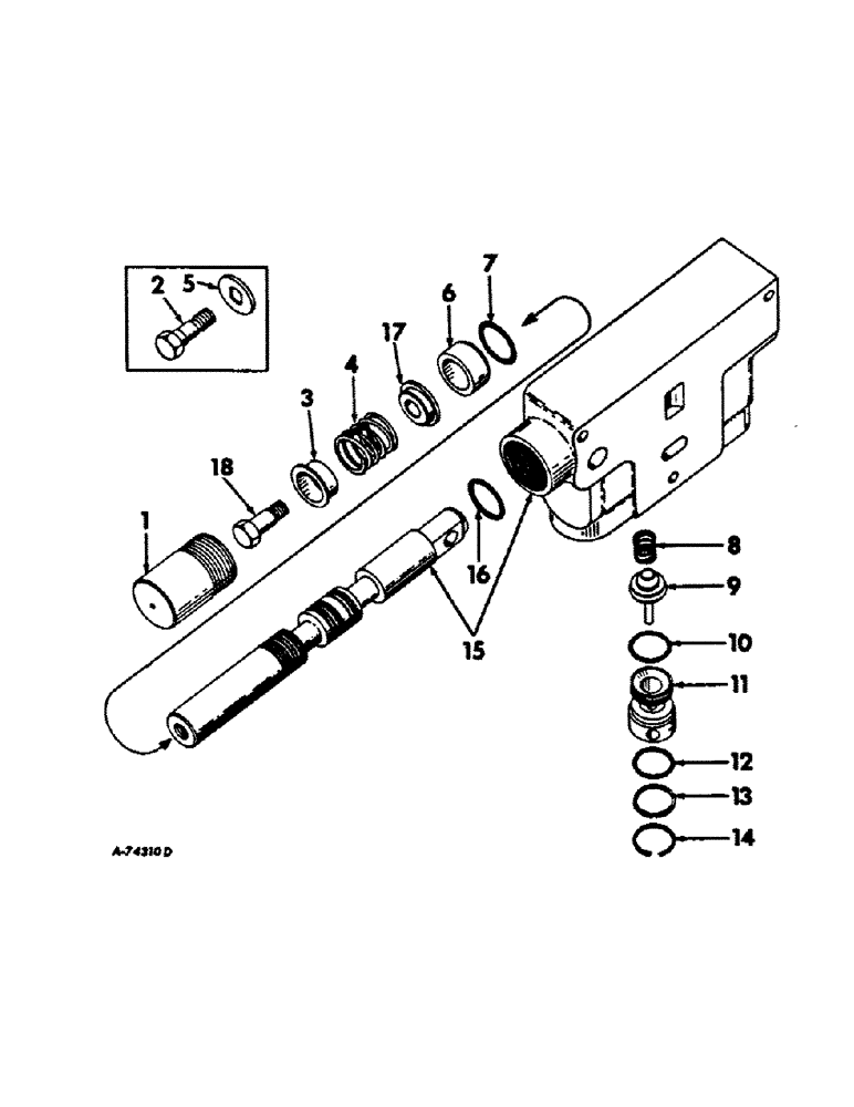 Схема запчастей Case IH 2656 - (F-60) - HYDRAULICS, HYDRAULIC CONTROL VALVE, THREE POSITION SPRING CENTERED, FOR INTERNATIONAL 2656 TRACTORS (07) - HYDRAULIC SYSTEM