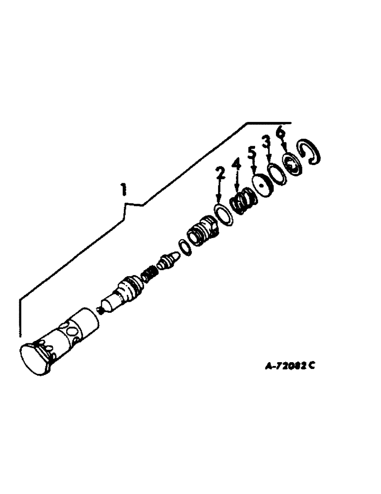 Схема запчастей Case IH 806 - (F-32) - HYDRAULIC SYSTEM, PILOT RELIEF VALVE (07) - HYDRAULIC SYSTEM