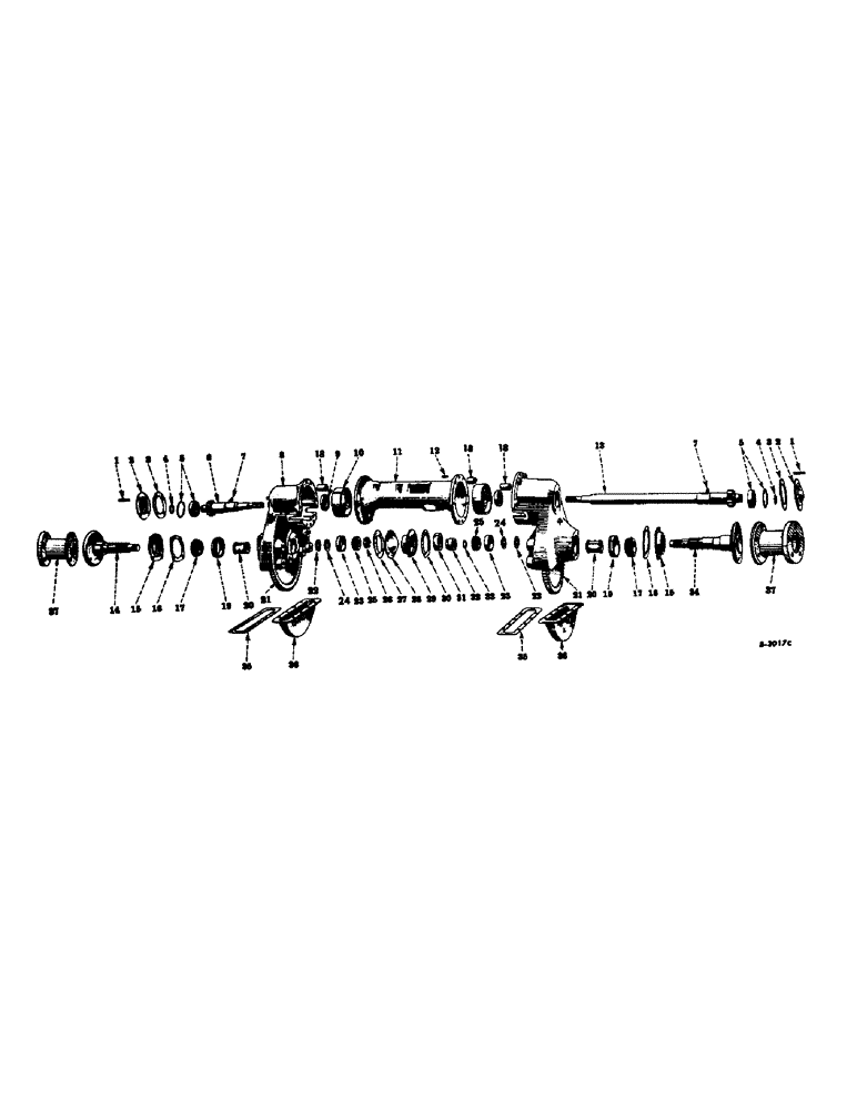 Схема запчастей Case IH INTERNATIONAL - (07-11) - DRIVE TRAIN, FINAL DRIVE (04) - Drive Train