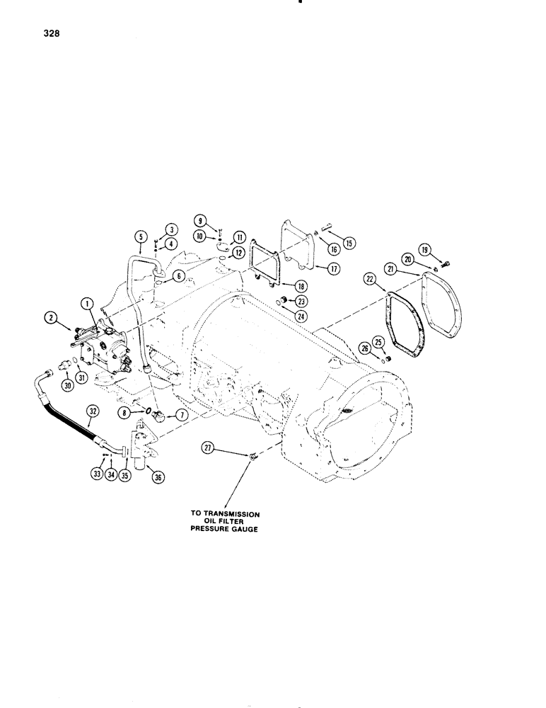 Схема запчастей Case IH 1270 - (328) - RIGHT HAND REMOTE VALVE AND LINES (08) - HYDRAULICS