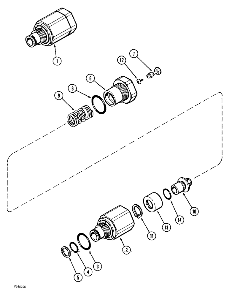 Схема запчастей Case IH 9310 - (8-068) - PRIORITY REMOTE HYDRAULIC VALVE KIT, WITH LOAD CHECK (08) - HYDRAULICS