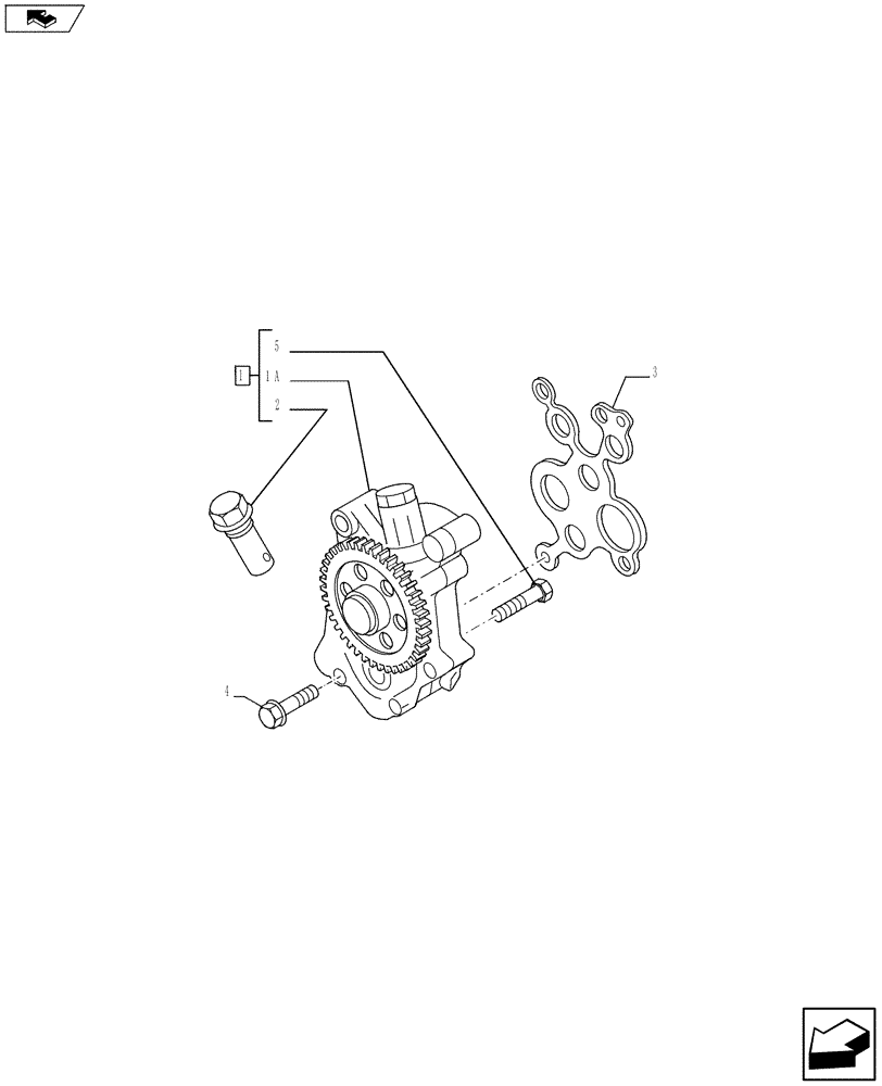 Схема запчастей Case IH F3BFA613A E002 - (10.304.01[02]) - PUMP, ENGINE OIL & RELATED PARTS (10) - ENGINE