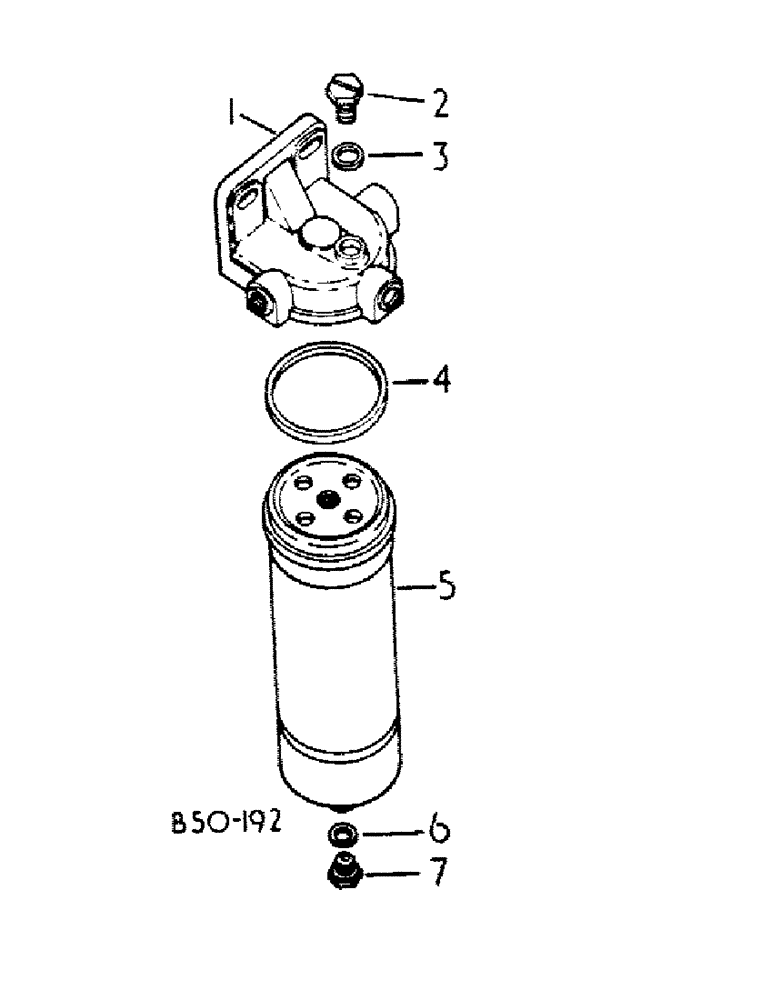 Схема запчастей Case IH 385 - (12-33) - POWER, FUEL FILTER Power