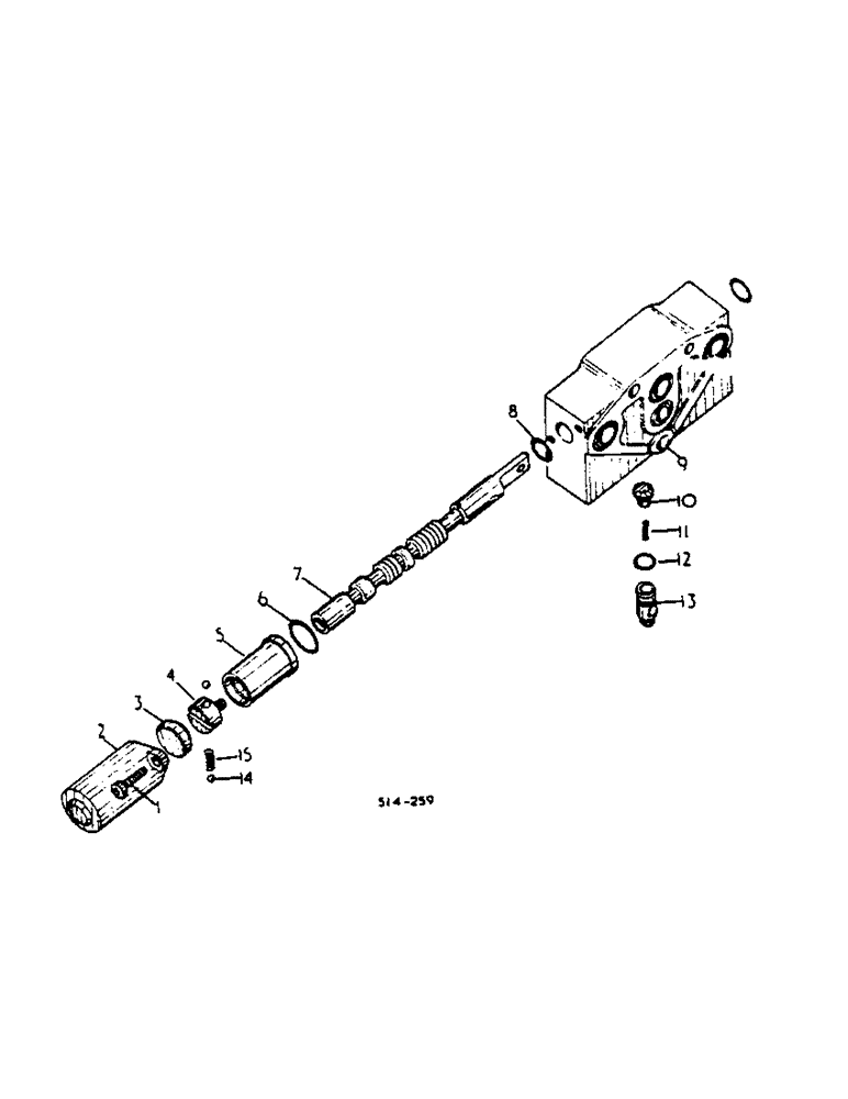 Схема запчастей Case IH 454 - (10-50) - DOUBLE ACTING AUXILIARY HYDRAULIC VALVE, 454/008982 UP, 2400/000792 UP (07) - HYDRAULICS