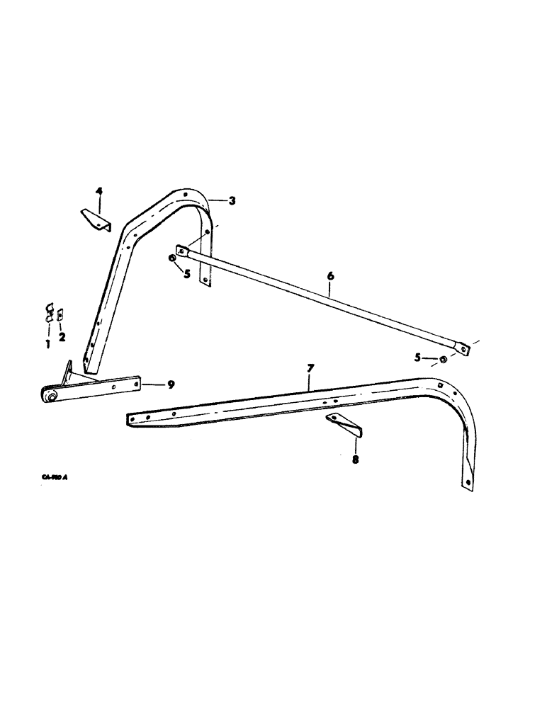 Схема запчастей Case IH 35 - (D-15) - SUBFRAME 