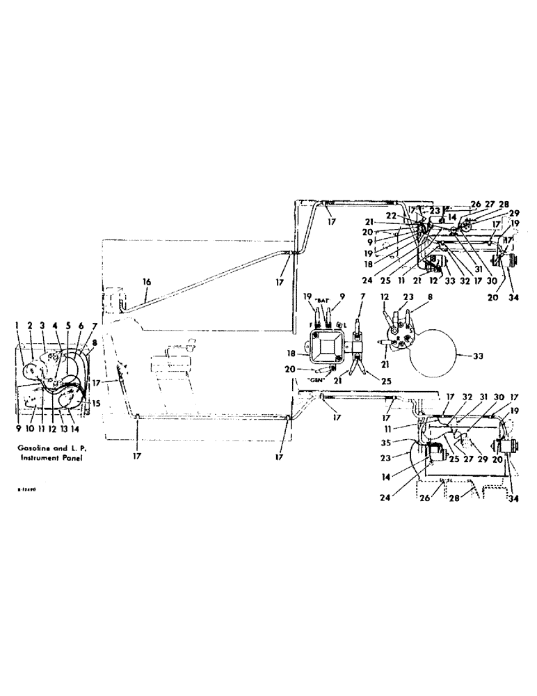 Схема запчастей Case IH 420 - (252) - ELECTRICAL SYSTEM, WIRING DIAGRAM (55) - ELECTRICAL SYSTEMS