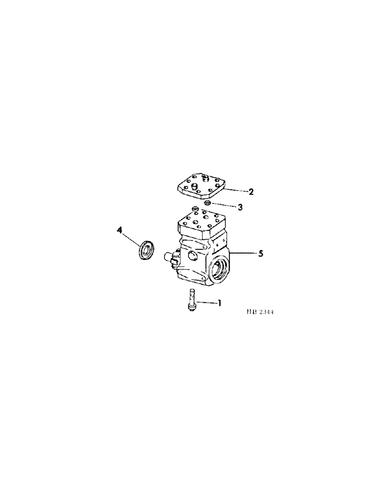 Схема запчастей Case IH 5000 - (13-12[A]) - SUPERSTRUCTURE, AIR CONDITIONING COMPRESSOR (05) - SUPERSTRUCTURE