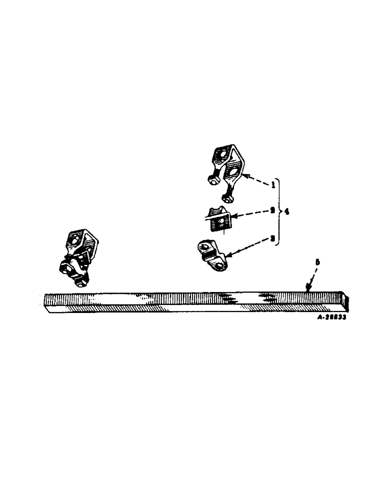 Схема запчастей Case IH 144 - (L-20) - TOOL BAR AND CLAMP, BARRING-OFF DISK ATTACHMENT 