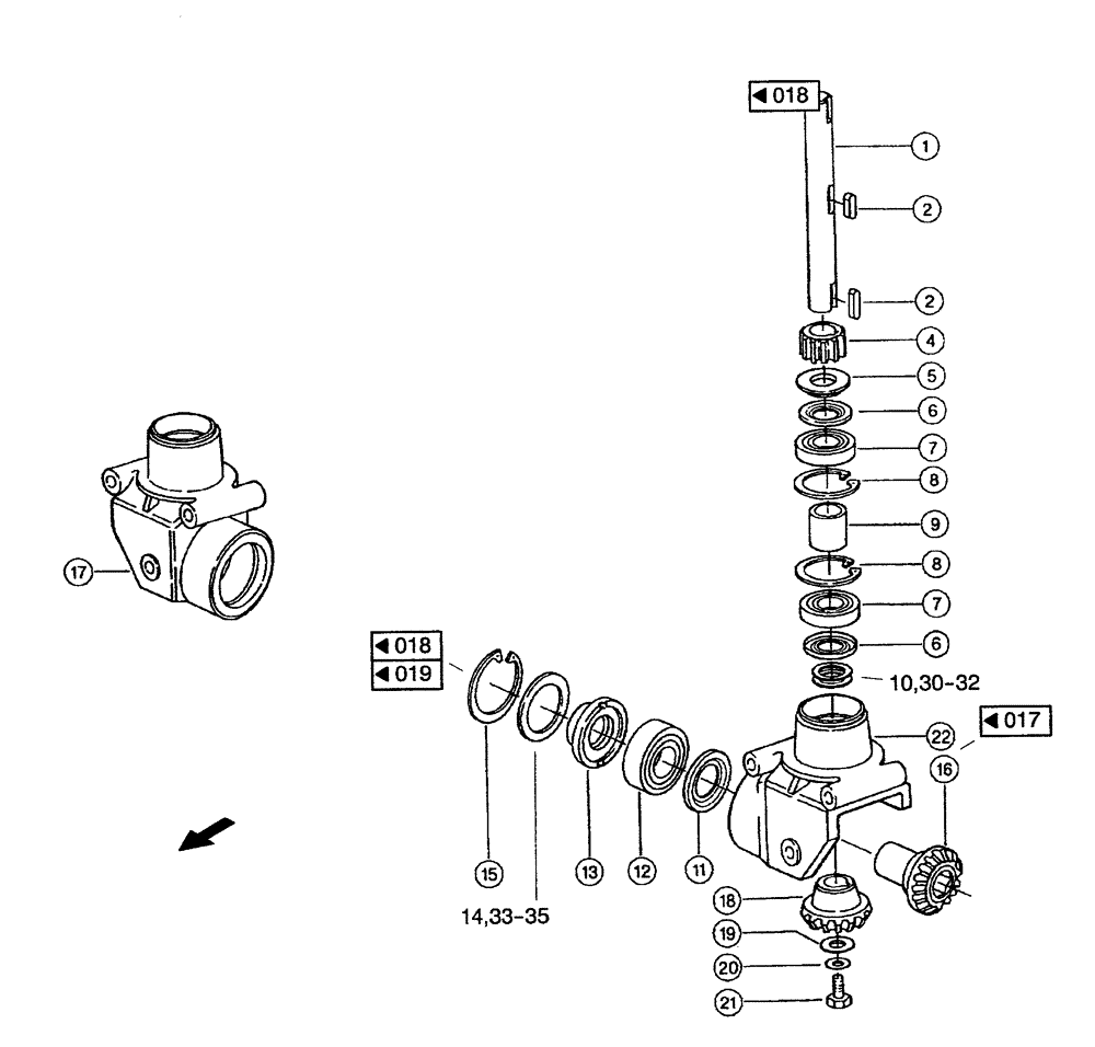 Схема запчастей Case IH 683 - (0020) - CHAIN DRIVE, OUTER (58) - ATTACHMENTS/HEADERS