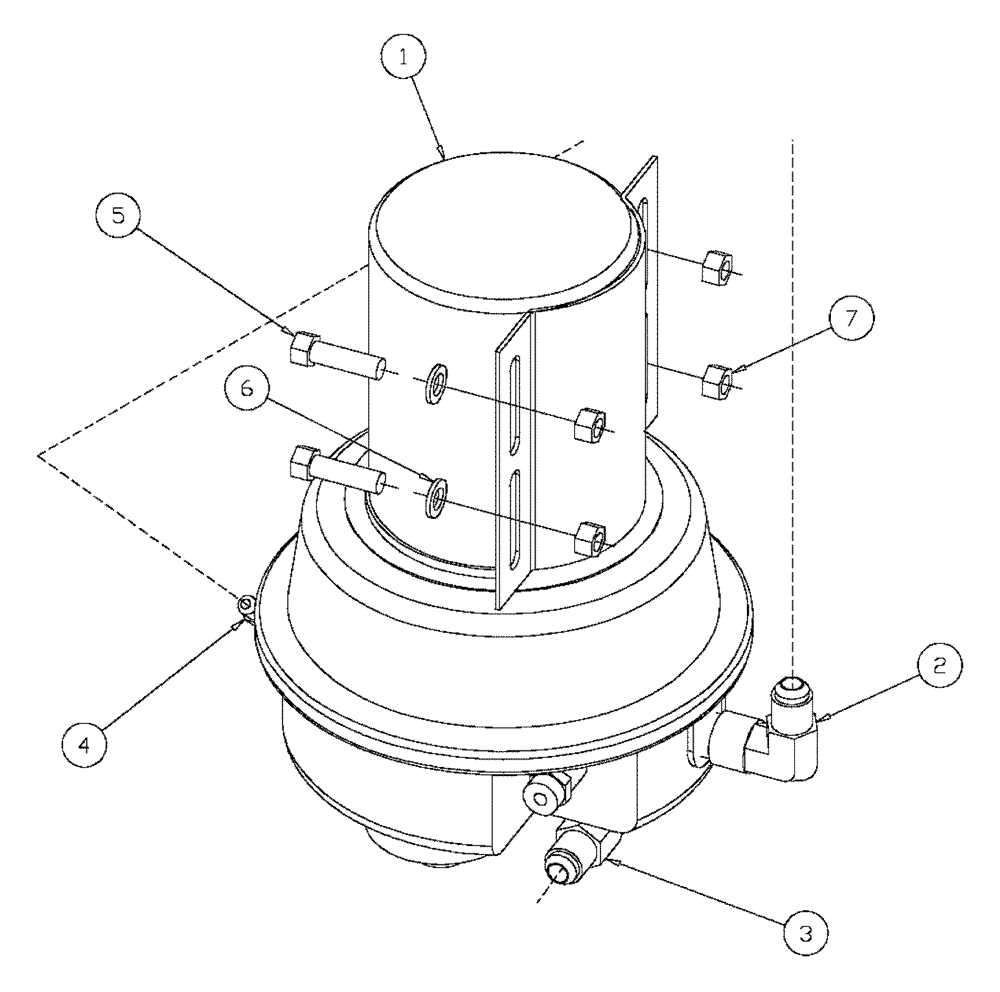 Схема запчастей Case IH FLX3330B - (07-015) - AIR DRYER GROUP Pneumatics