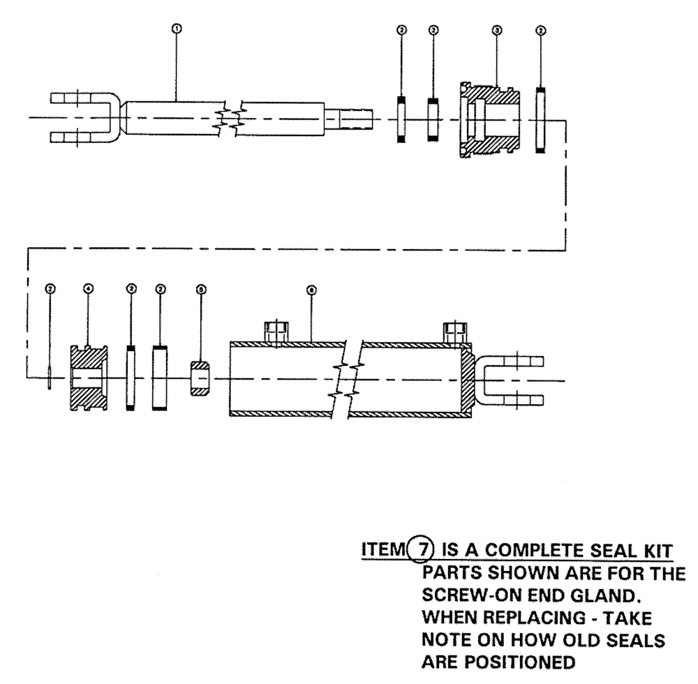 Схема запчастей Case IH PATRIOT NT - (06-003) - HYDRAULIC CYLINDER - BOOM HEIGHT CTR Cylinders