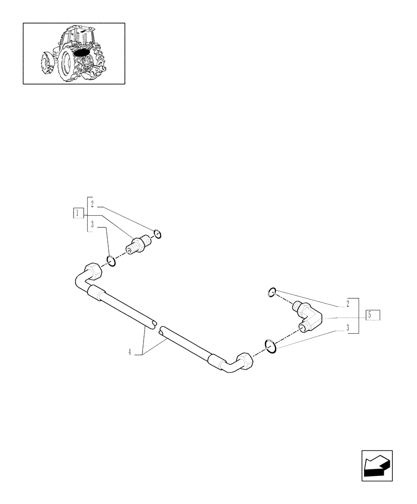 Схема запчастей Case IH MAXXUM 130 - (1.82.1/07[01]) - CCLS (EDC) ELECTRONIC CONTROL VALVES - CONTROL VALVE PIPES - C6562 (VAR.330853-330856-330862) (07) - HYDRAULIC SYSTEM