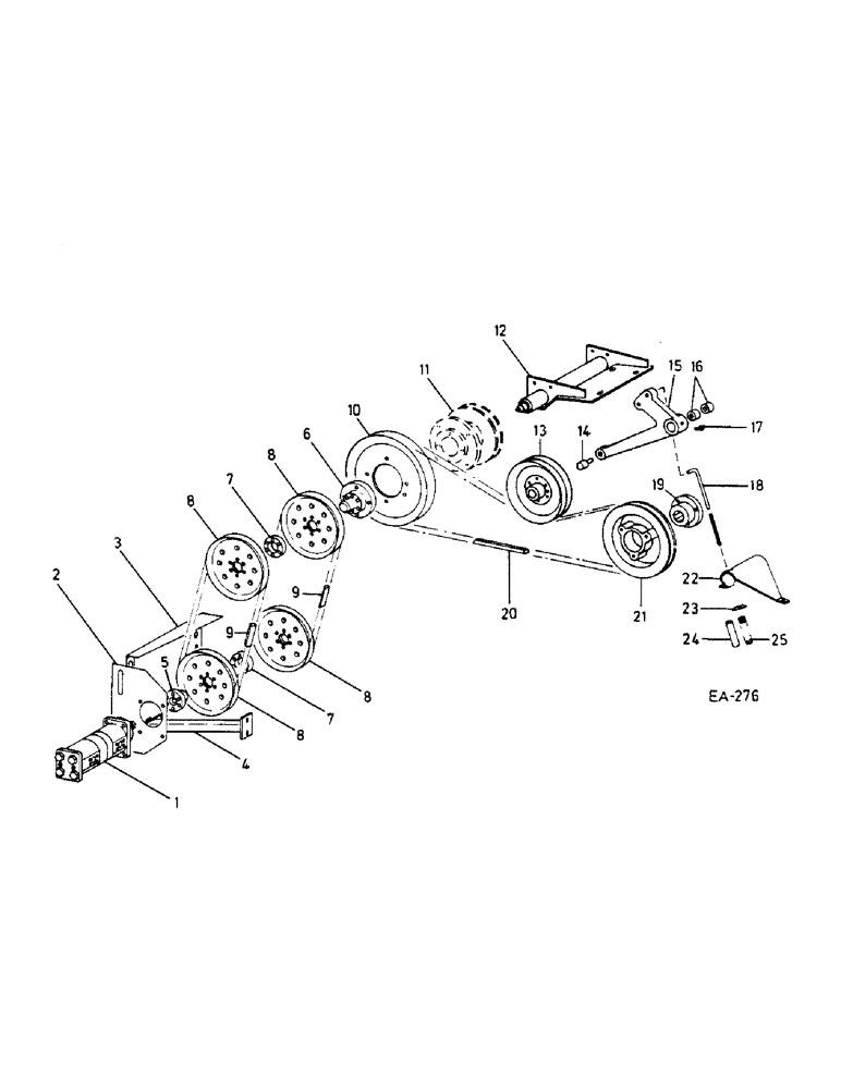 Схема запчастей Case IH 1460 - (10-060) - DUAL HYDRAULIC PUMP, GERMAN REGULATIONS (07) - HYDRAULICS