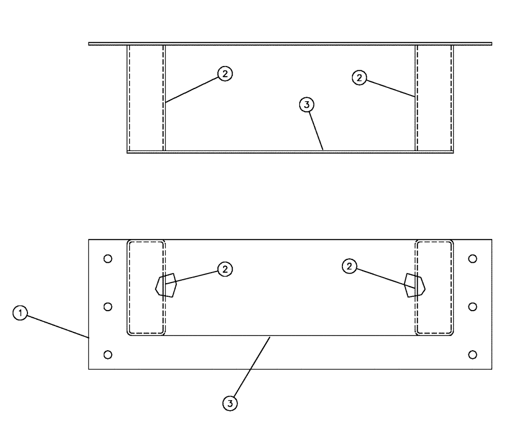 Схема запчастей Case IH FLX4010 - (10-001) - FRAME EXTENSION, 12” Options