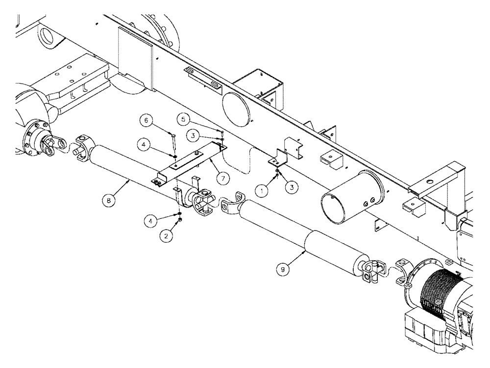 Схема запчастей Case IH FLX3330B - (03-006) - DRIVELINE GROUP (FLX3300B CASE ENGINE) (03) - TRANSMISSION