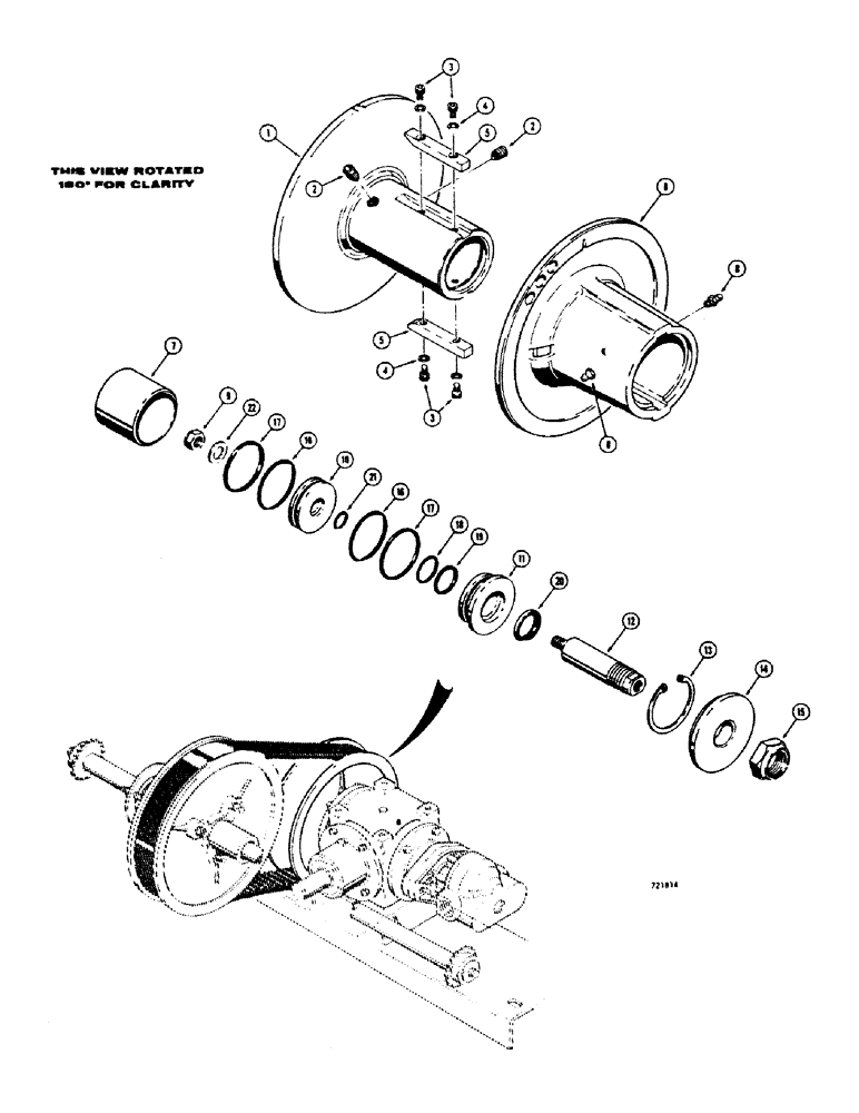 Схема запчастей Case IH 1529 - (049C) - 9" VARIABLE SPEED DRIVE ASSEMBLY, STARTING FROM NO. 3755994 