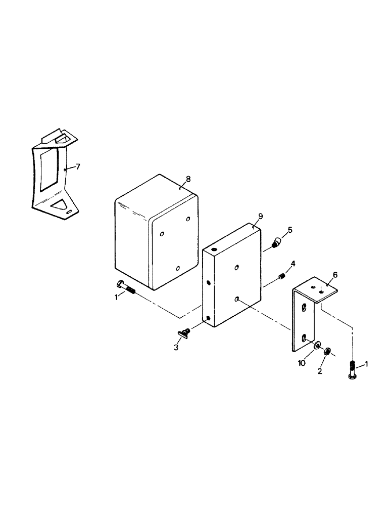 Схема запчастей Case IH PT225 - (07-03) - WATER SEPARATOR & MOUNTING, CAT 3306 ENGINE (02) - FUEL SYSTEM