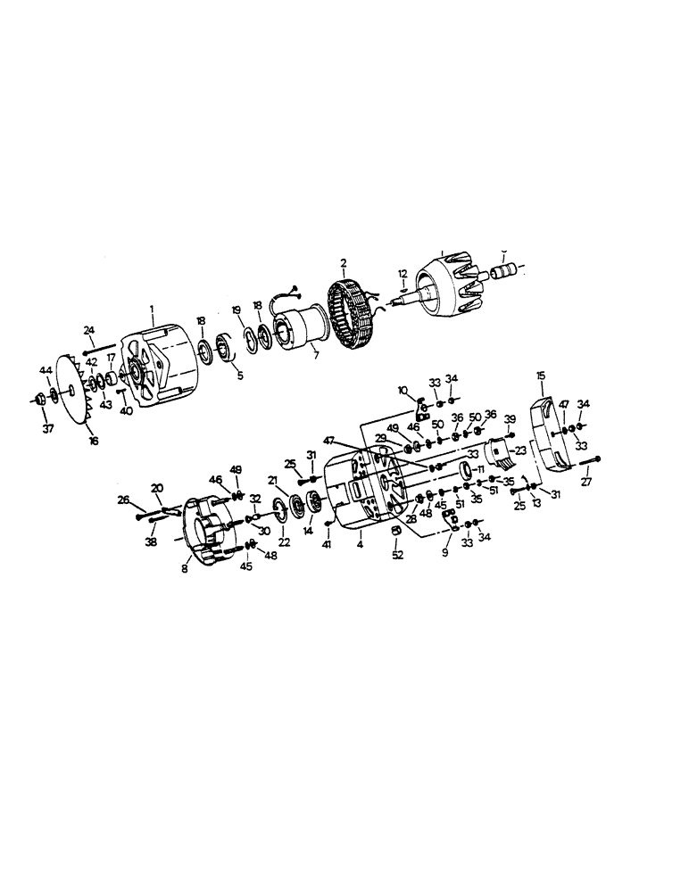 Схема запчастей Case IH 9180 - (02-05) - ALTERNATOR ASSEMBLY (06) - ELECTRICAL