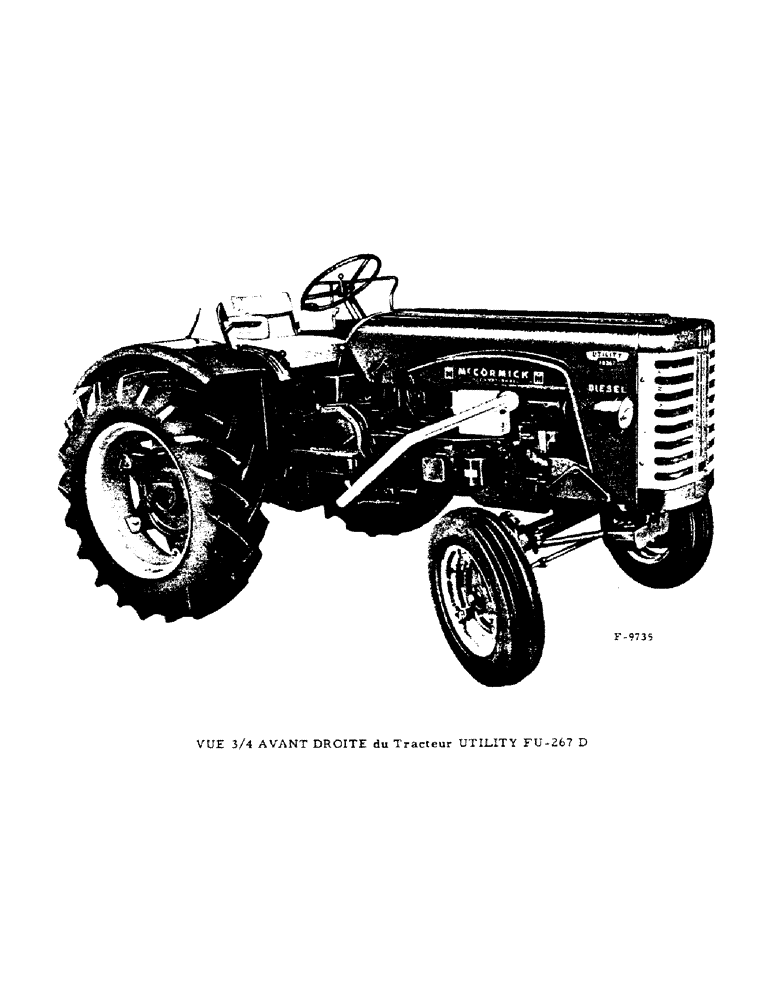 Схема запчастей Case IH FU-267D - (007) - INTRODUCTION - MODEL VIEW - UTILITY FU-267D (00) - PICTORIAL INDEX
