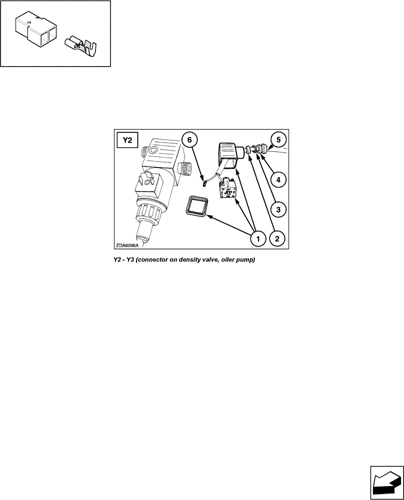 Схема запчастей Case IH LBX431R - (06.67[01]) - CONNECTORS: Y2 - Y3 (06) - ELECTRICAL SYSTEMS