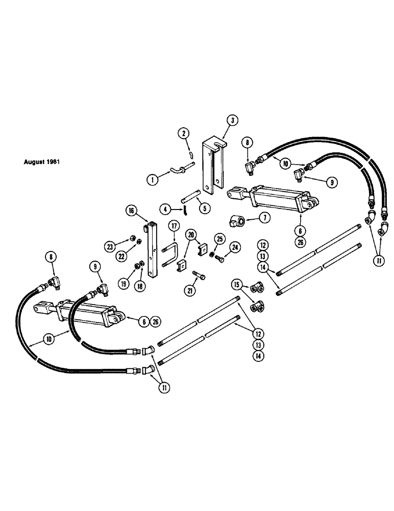 Схема запчастей Case IH SC9 - (32) - HYDRAULIC LIFT ASSEMBLY, SC7, SC9 AND SC11 